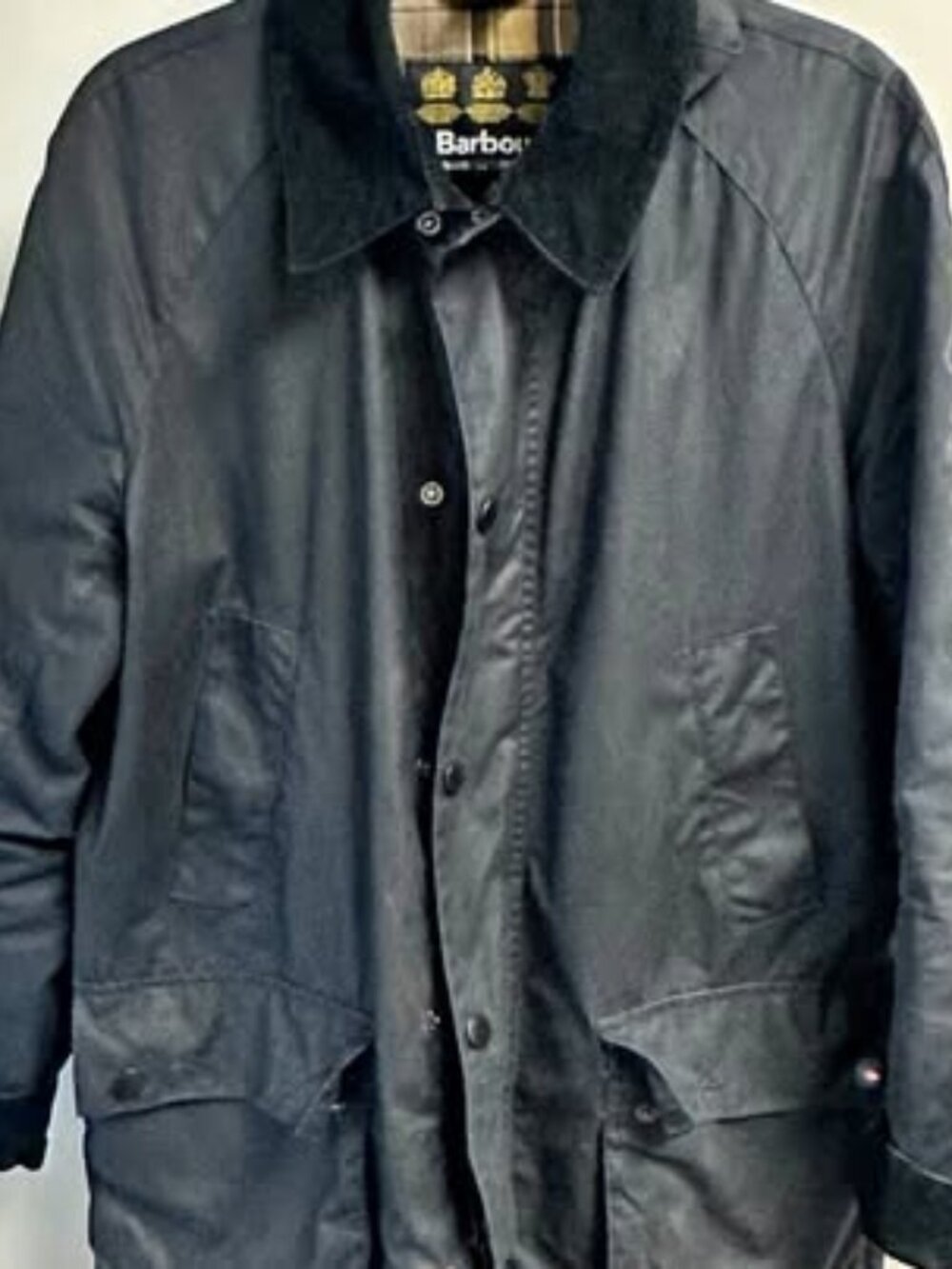 Barbour Ashby Waxed Jacket – Black